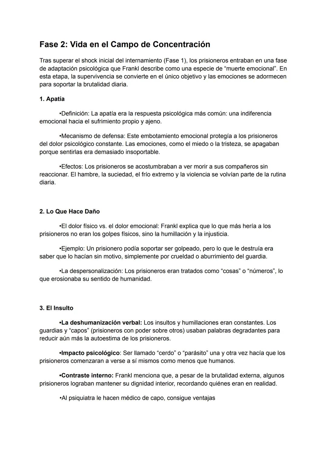 Este libro es una mezcla entre un testimonio personal de Viktor Frankl (quien sobrevivió
a varios campos de concentración nazis) y una refle