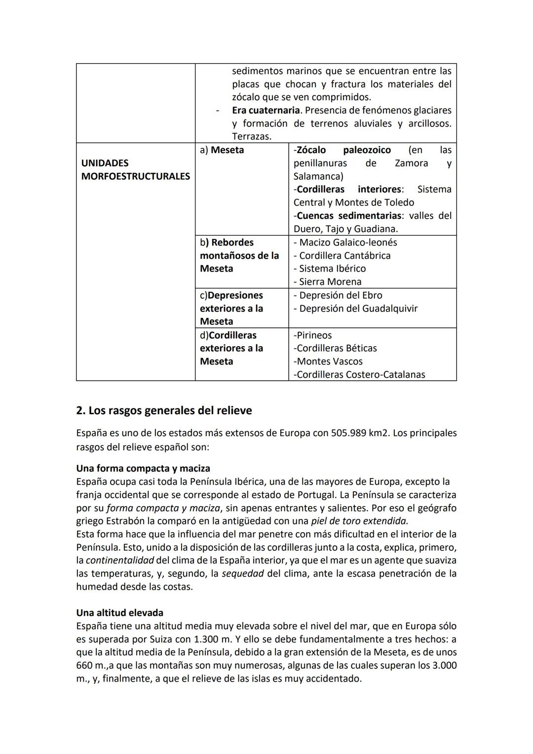 # GEOGRAFÍA DE ESPAÑA.TEMA 1:
EL RELIEVE ESPAÑOL: PENINSULAR E INSULAR
La Península Ibérica es como una gran fortaleza o castillo: 1º estr