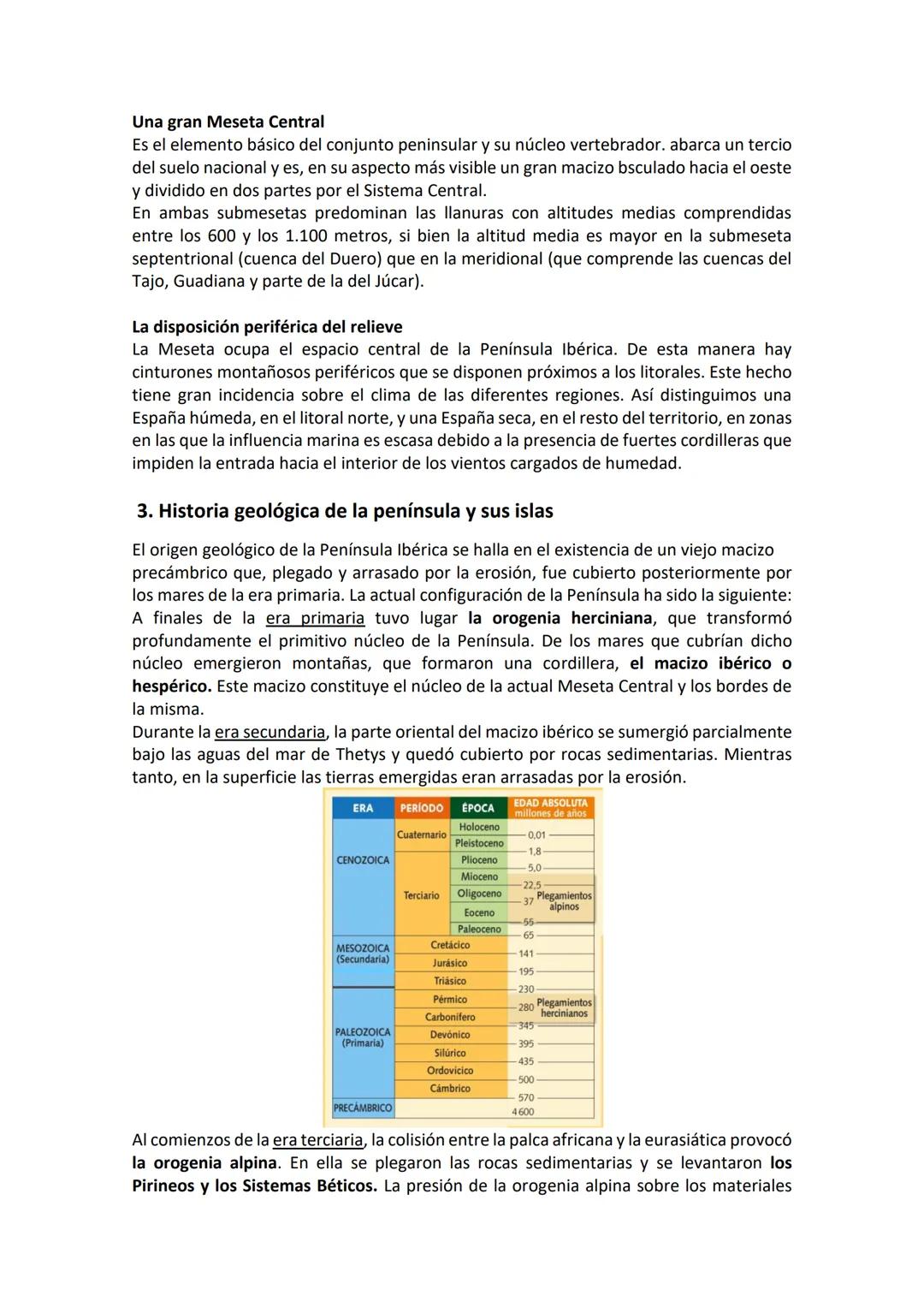 # GEOGRAFÍA DE ESPAÑA.TEMA 1:
EL RELIEVE ESPAÑOL: PENINSULAR E INSULAR
La Península Ibérica es como una gran fortaleza o castillo: 1º estr