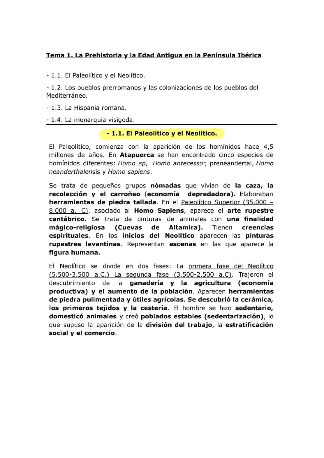 BLOQUE 1 Historia de España