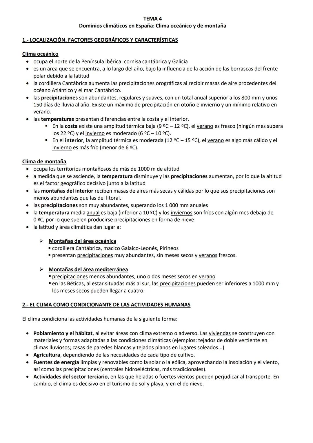 Además, las situaciones climáticas adversas pueden suponer riesgos para las actividades y la vida humana:
* Sequía es una escasez de precip