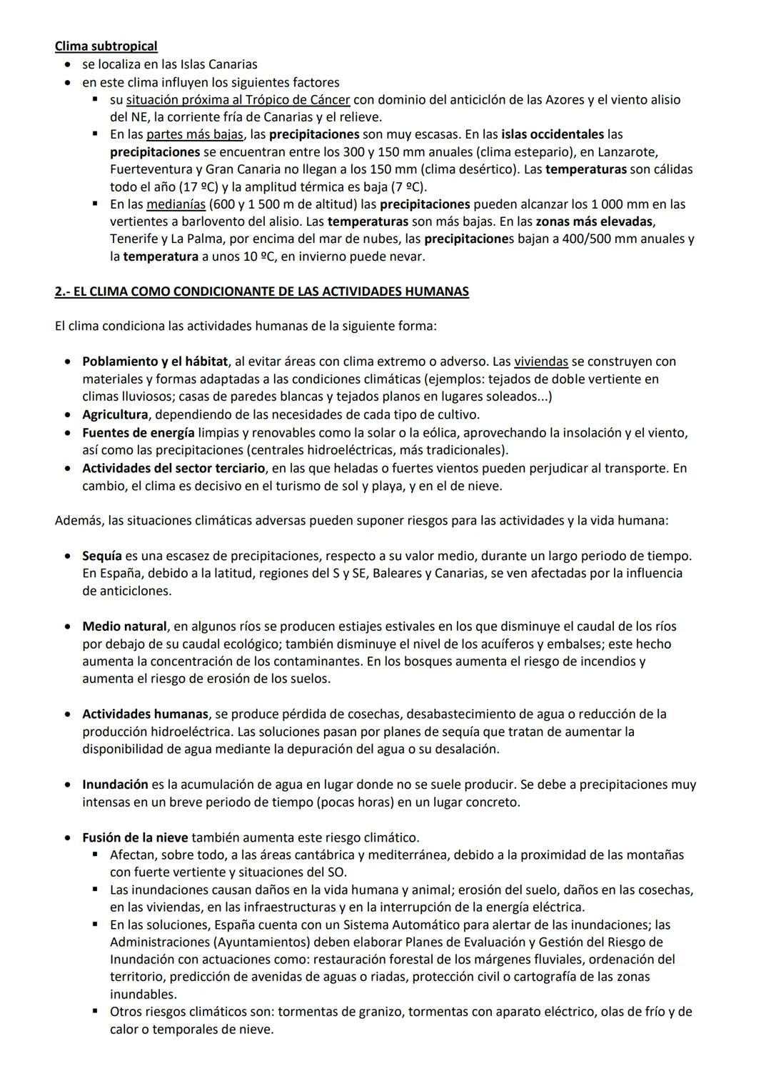 TEMA 5
Dominios climáticos en España: Clima mediterráneo y clima subtropical
1.- LOCALIZACIÓN, FACTORES GEOGRÁFICOS Y CARACTERÍSTICAS.
Cli