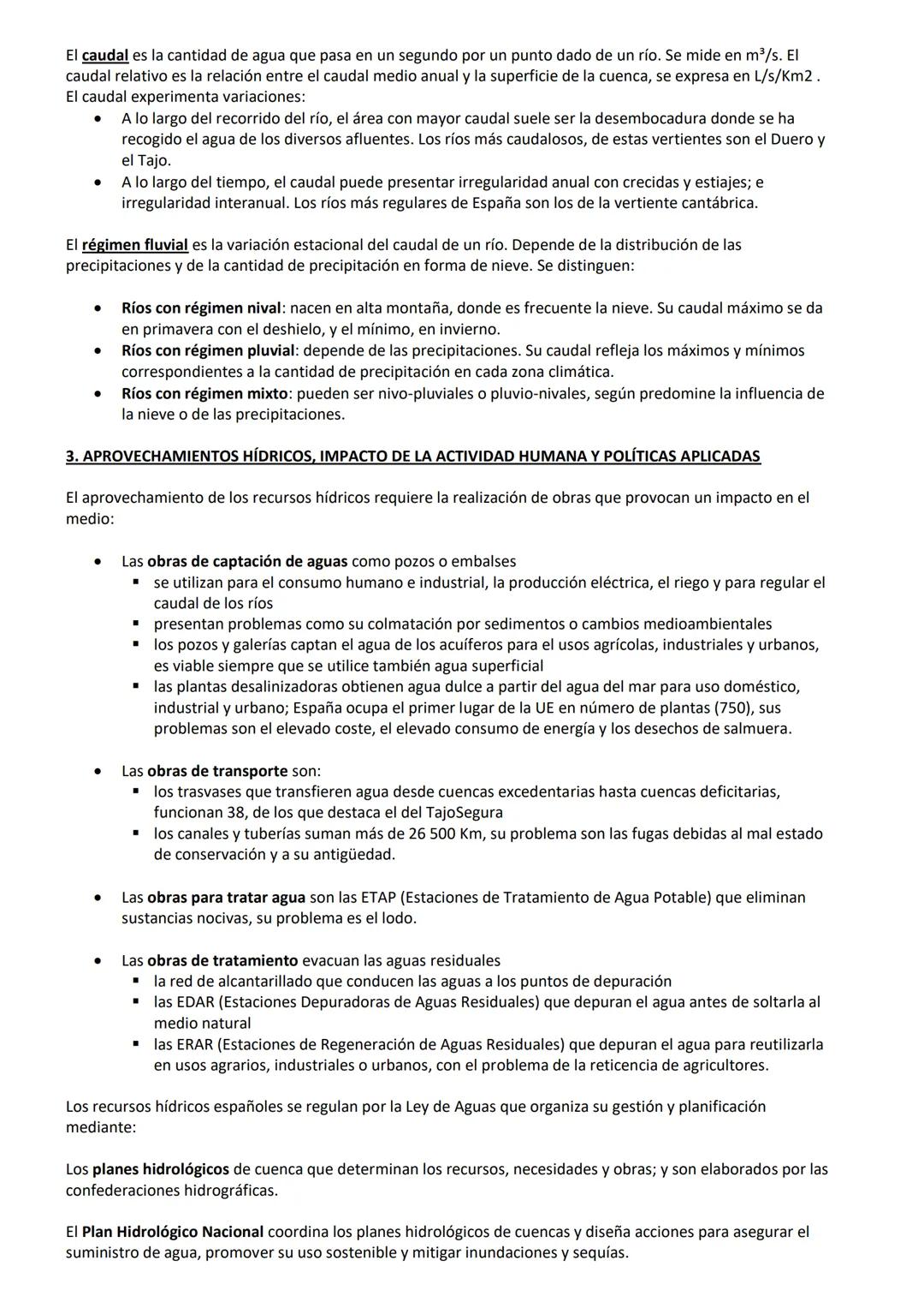 # TEMA 6
La red fluvial en España: Vertientes atlántica y norte/cantábrica
1.FACTORES FÍSICOS
Un río es una corriente continua de agua que