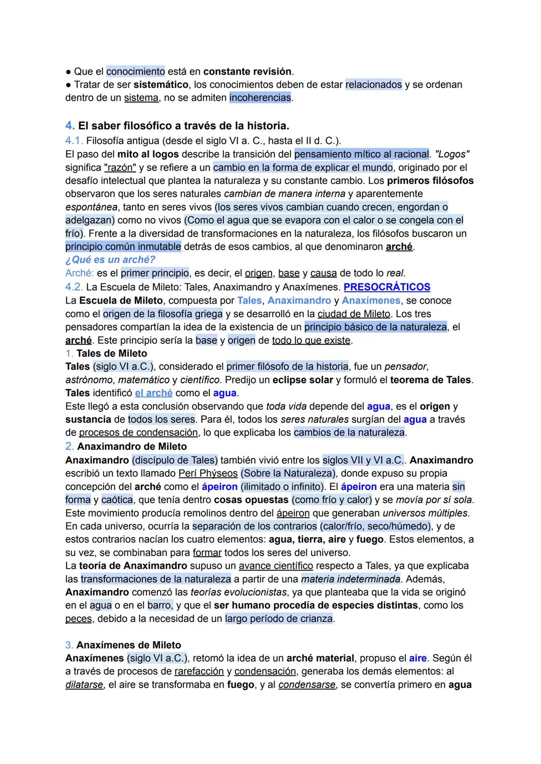 # Filosofía Unidad 1
1. Definición de la palabra "filosofía".
La palabra filosofía proviene del griego, "philo" (amor), y "sophia" (sabidur