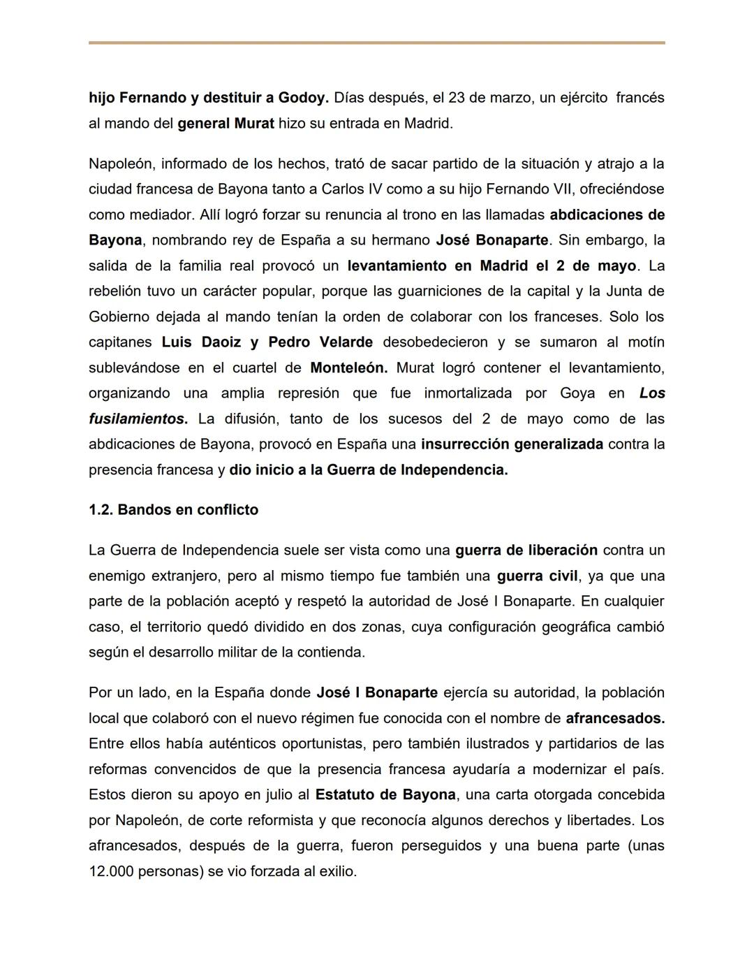 # HISTORIA DE ESPAÑA
# SIGLO XIX # BLOQUE 1: LA CRISIS DEL ANTIGUO RÉGIMEN
EN ESPAÑA (1808-1833)
Durante los reinados de Carlos IV y Ferna