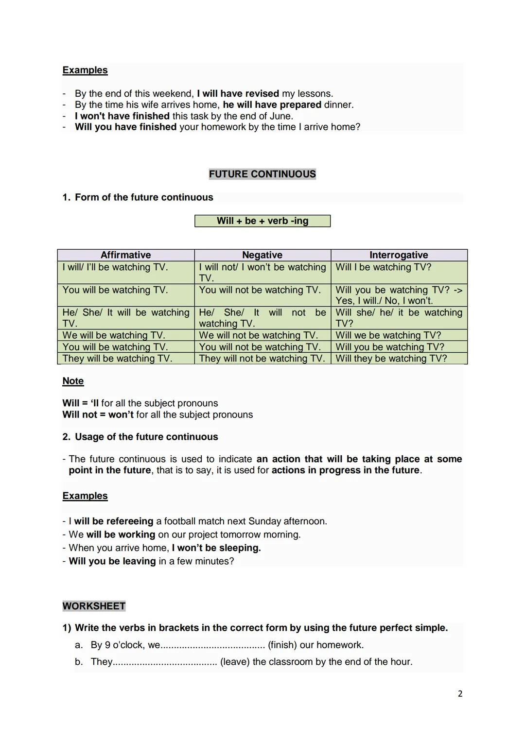 # CENTACLMANCHA
entro de Tecnificación Arbitral de Castilla La Mancha
GRAMMAR: FUTURE PERFECT SIMPLE AND FUTURE CONTINUOUS
FUTURE PERFECT