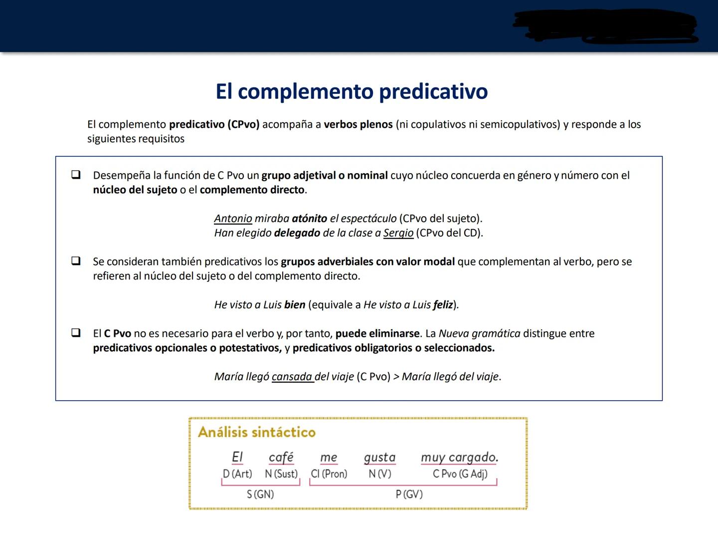 UNIDAD 7. La oración simple.
Clases de oraciones
Lengua castellana y Literatura
1º Bachillerato # Los grupos o sintagmas
Un grupo o sintag
