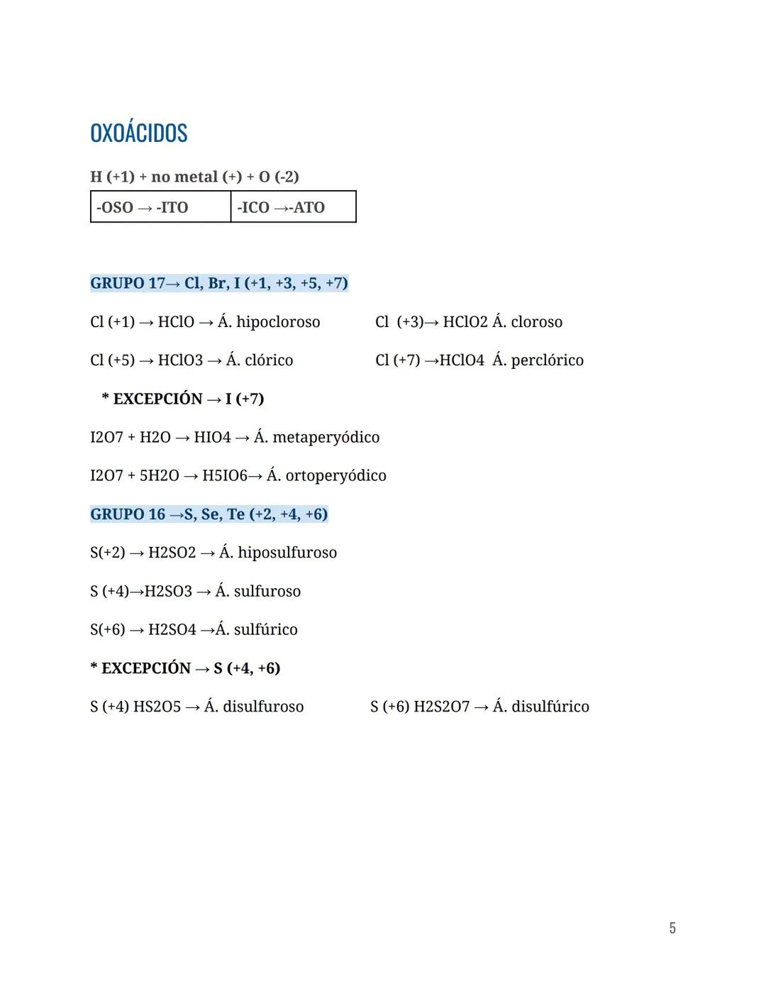 # FORMULACIÓN INORGÁNICA
NOMENCLATURAS: IUPAC
*   Sistemática (estequiométrica). Prefijo: di, tri...
*   N° de oxidación (stock). En númer
