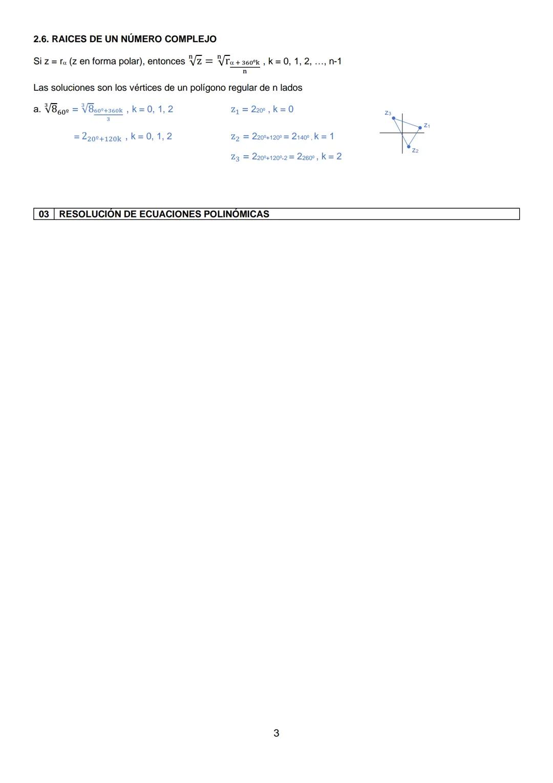 # 02 | FORMAS POLAR Y TRIGONOMÉTRICA
2.1. FORMA POLAR. MÓDULO Y ARGUMENTO
$r = |z| = \sqrt{a^2 + b^2}$ es el módulo
$\alpha = arctg \frac