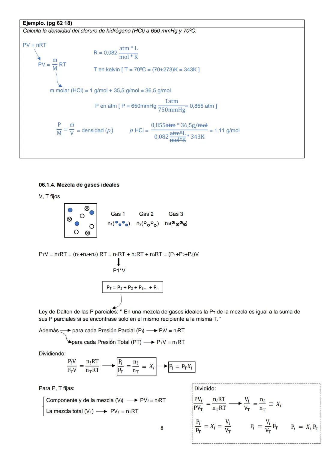 FISICA (1 BACH)
TEMA 02 Y 03
LEYES FUNDAMENTALES Y GASES
- INDICE:
1. TEORÍA ATÓMICO - MOLECULAR
1.1. Leyes ponderales
1.1.1.Ley de Lavois