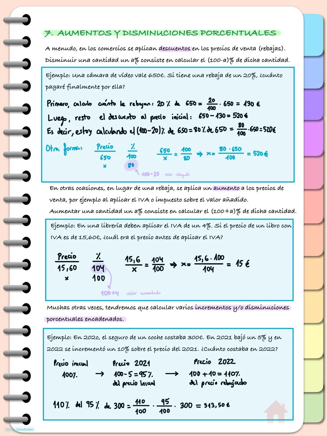 # Tema 4. Proporcionalidad y porcentajes
1. MAGNITUDES DIRECTAMENTE PROPORCIONALES
Dos magnitudes son directamente proporcionales si, a me