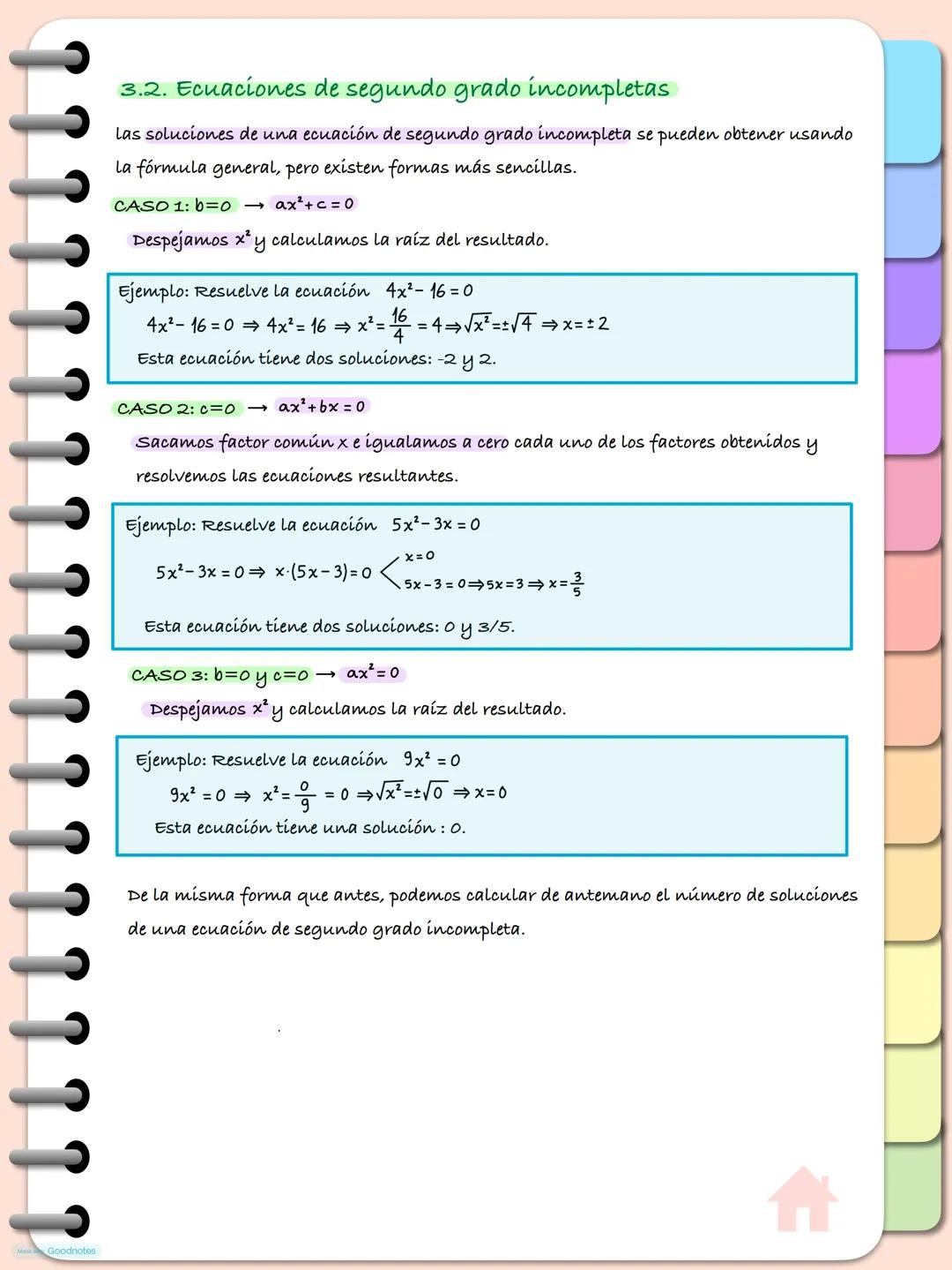 --- OCR Start ---
Tema 6. Ecuaciones de 1º y 2º grado
1. ECUACIONES
una igualdad algebraica está formada por dos expresiones algebraicas sep