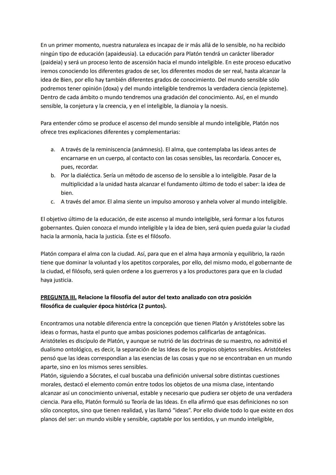 # UNIDAD 1. PLATÓN
TEXTO: La República, libro VII (514a-517b). Traducción de M.Fernández-Galiano, Madrid, Alianza,
1998, pp. 368-375.
PREGU