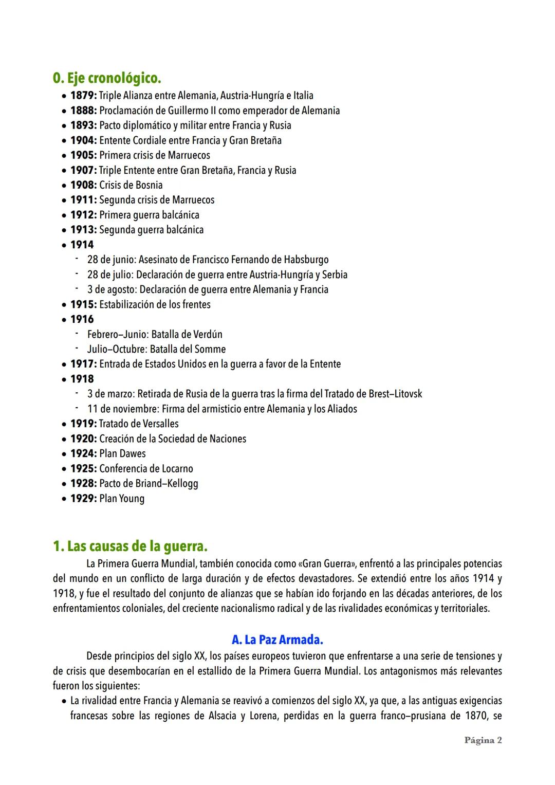 --- OCR Start ---
La Primera Guerra Mundial
«Sigo atascado en esta trinchera, y por lo que sé no es posible que me releven en los próximos d