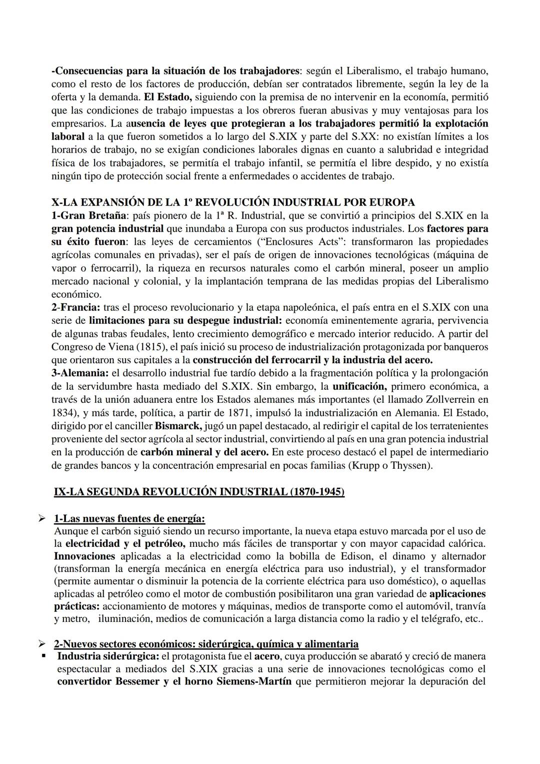 TEMA 3. REVOLUCIONES INDUSTRIALES
I- REVOLUCIÓN INDUSTRIAL Y CAPITALISMO
- CONCEPTOS:
➤ Revolución industrial:
-El mundo contemporáneo s
