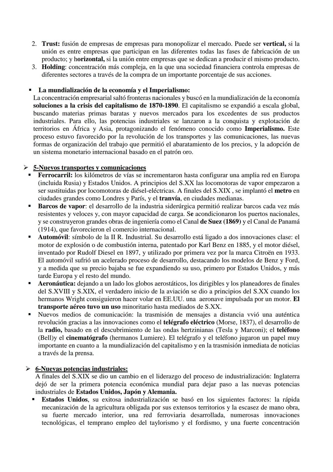 TEMA 3. REVOLUCIONES INDUSTRIALES
I- REVOLUCIÓN INDUSTRIAL Y CAPITALISMO
- CONCEPTOS:
➤ Revolución industrial:
-El mundo contemporáneo s