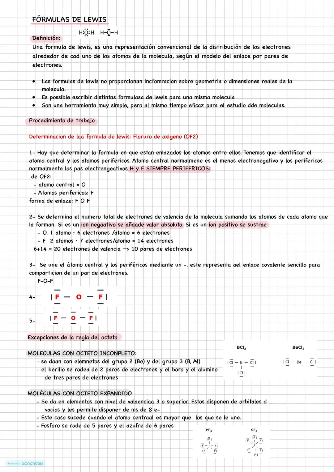 Made with Goodnotes # MODELO IONICO
Enlace Químico (uniones entre atomos)
molecula: agrupacion discreta
Resultado de union entre atomos: