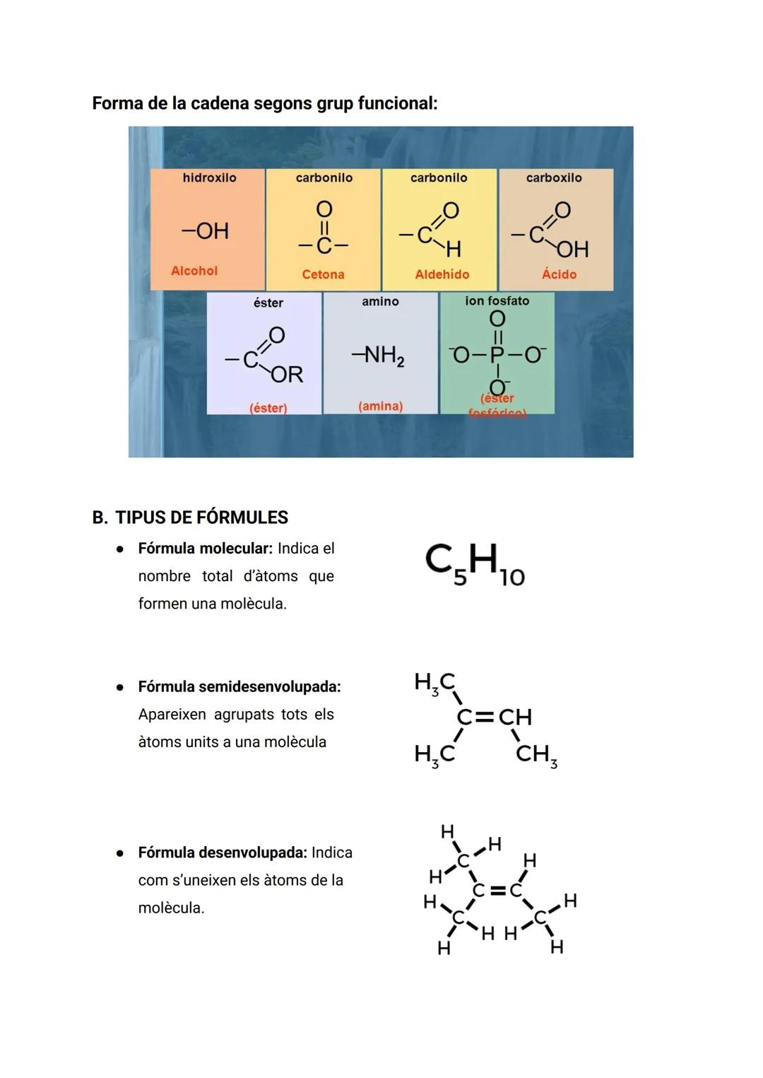 ÍNDEX
..
1. LA COMPOSICIÓ DE LA MATÈRIA VIVA...
2
1.1. CARACTERÍSTIQUES DELS ÉSSERS VIUS...
2
1.2. ELS BIOELEMENTS...
2
1.3. BIOMOLÈCULES O