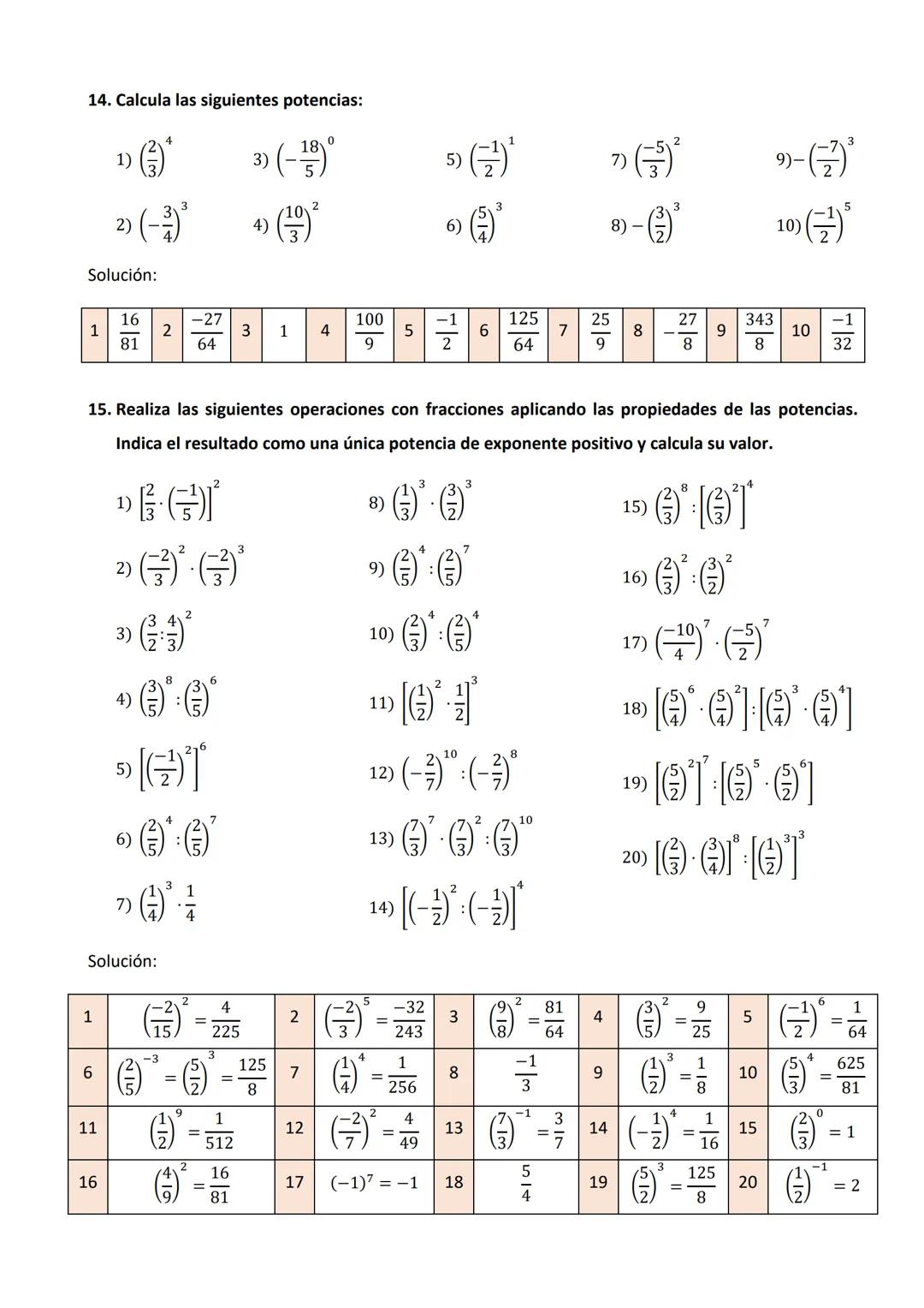 TEMA 2. NÚMEROS FRACCIONARIOS
1. Expresa las siguientes situaciones con fracciones:
a) He comprado medio kilo de naranjas
b) Han pasado tres
