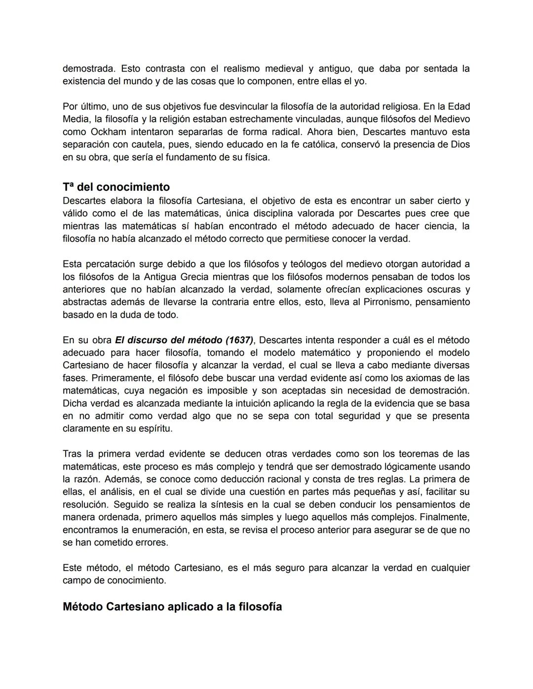 # DESCARTES (1597-1650)
Descartes nació en una familia de la baja nobleza y recibió una educación católica en el colegio
jesuita La Flèche.