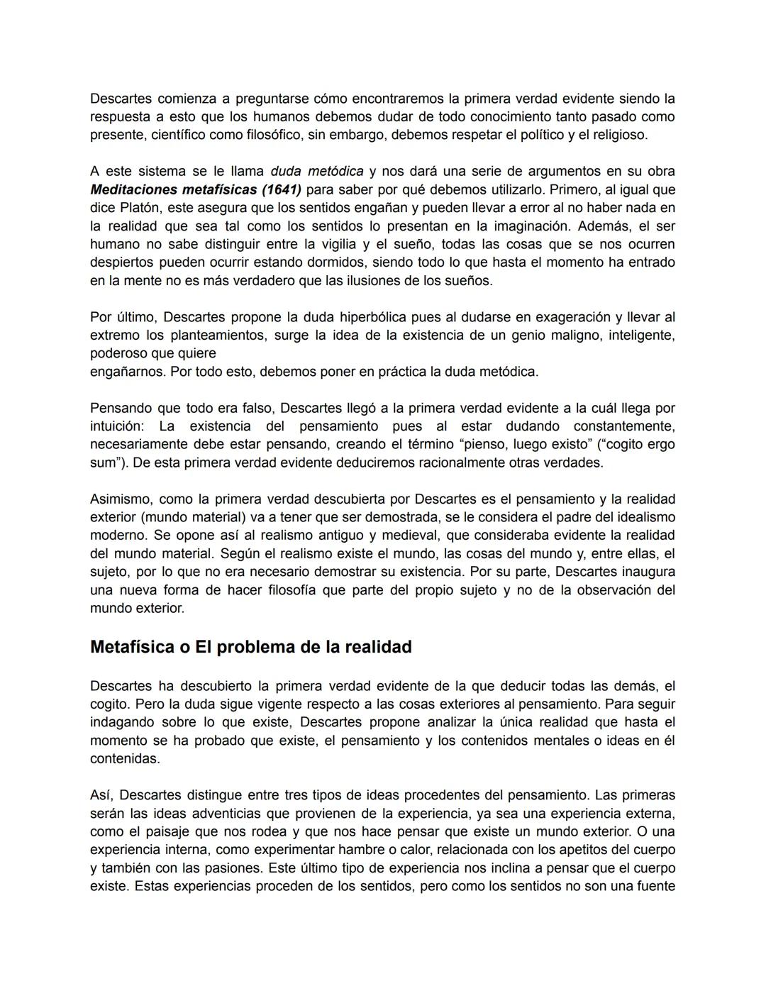 # DESCARTES (1597-1650)
Descartes nació en una familia de la baja nobleza y recibió una educación católica en el colegio
jesuita La Flèche.