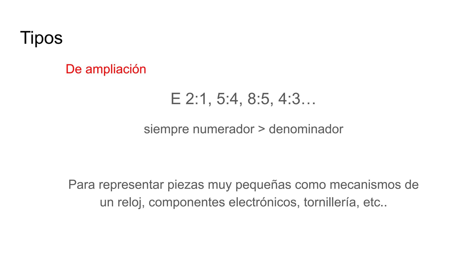 # ESCALAS # Definición
Es la relación entre las dimensiones de un objeto real con un
objeto dibujado en un papel
Se suele expresar en frac