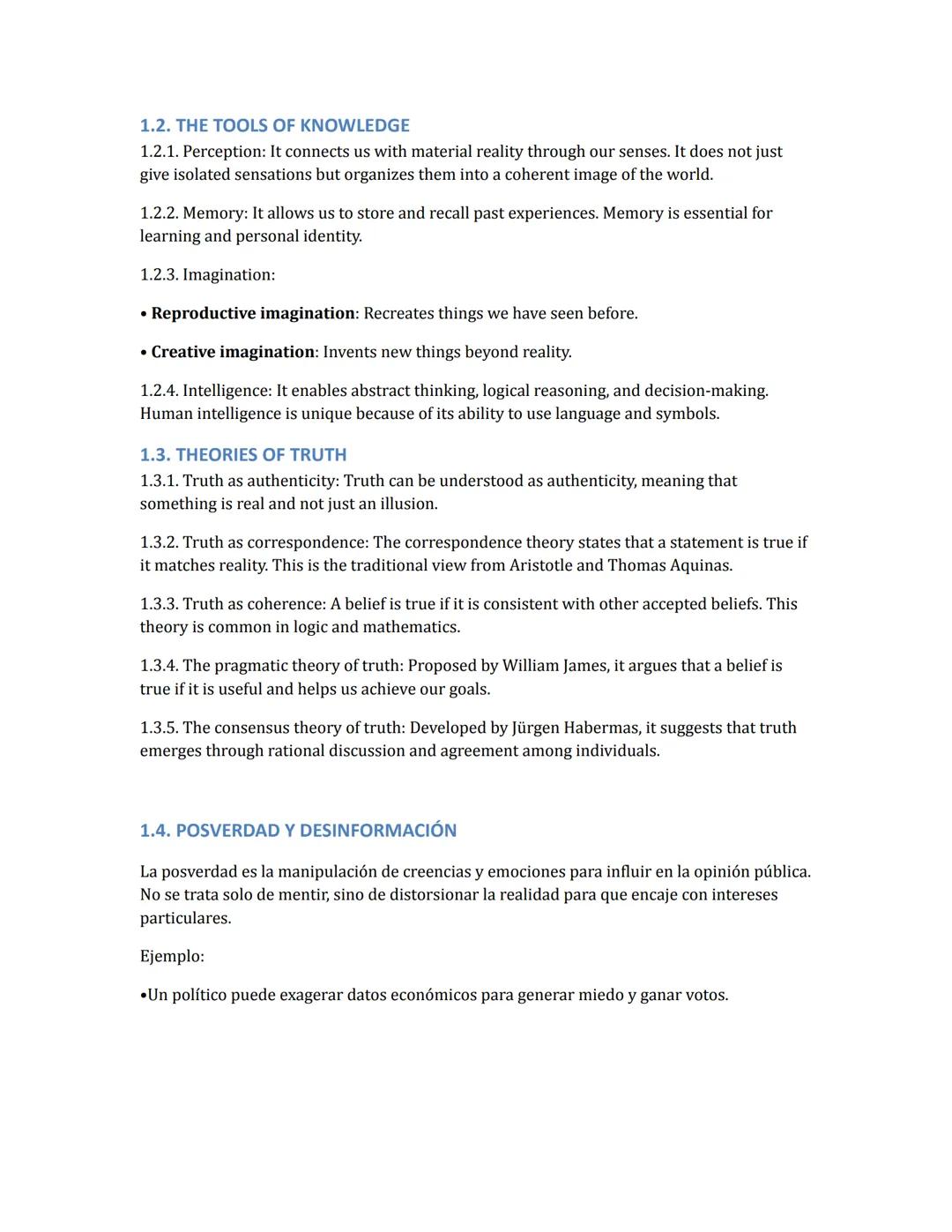 --- OCR Start ---
APUNTES COMPLETOS - UNIDAD 3: EPISTEMOLOGÍA
1. CONOCIMIENTO Y VERDAD
1.1. Conceptos básicos
1.1.1. Epistemología
La episte