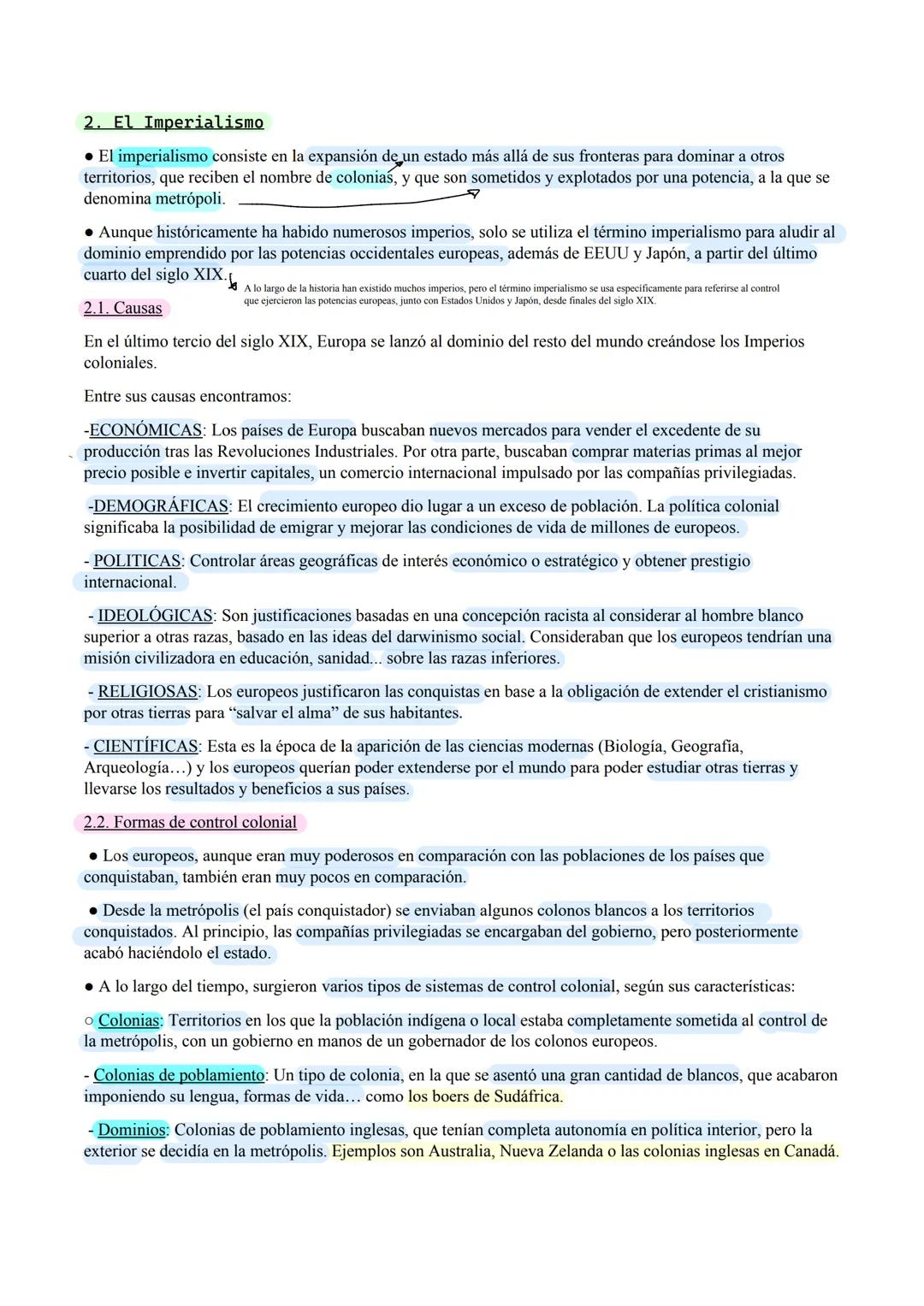 # TEMA 5 LA SEGUNDA REVOLUCIÓN INDUSTRIAL Y EL IMPERIALISMO
1. La Segunda Revolución Industrial
1.1. Definición y causas
- La Segunda Rev