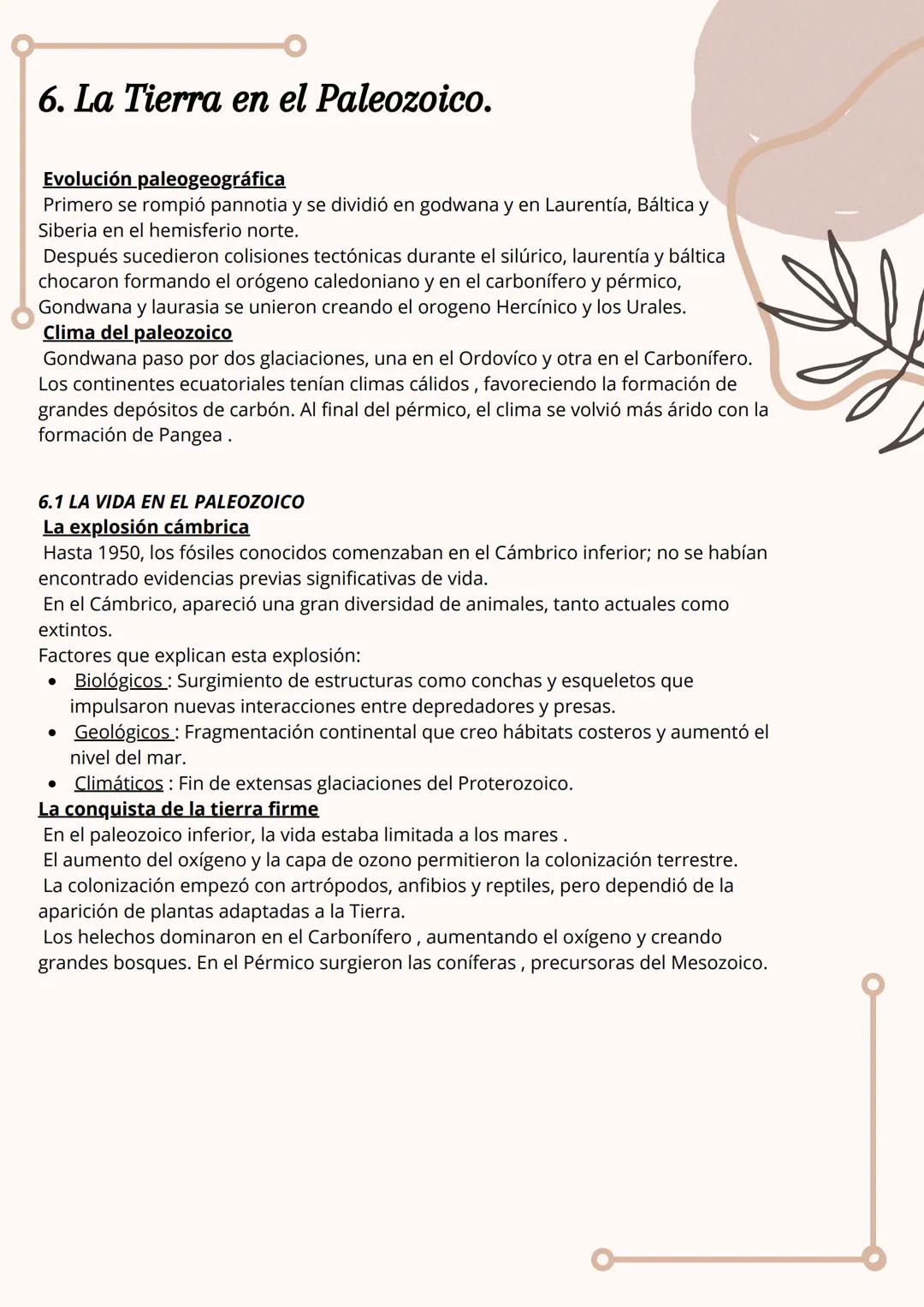# Datación e
historia de la
Tierra
Tema.5
1. El tiempo geológico.
Indicios que nos hacen conocer nuestra tierra:
* La velocidad de sed