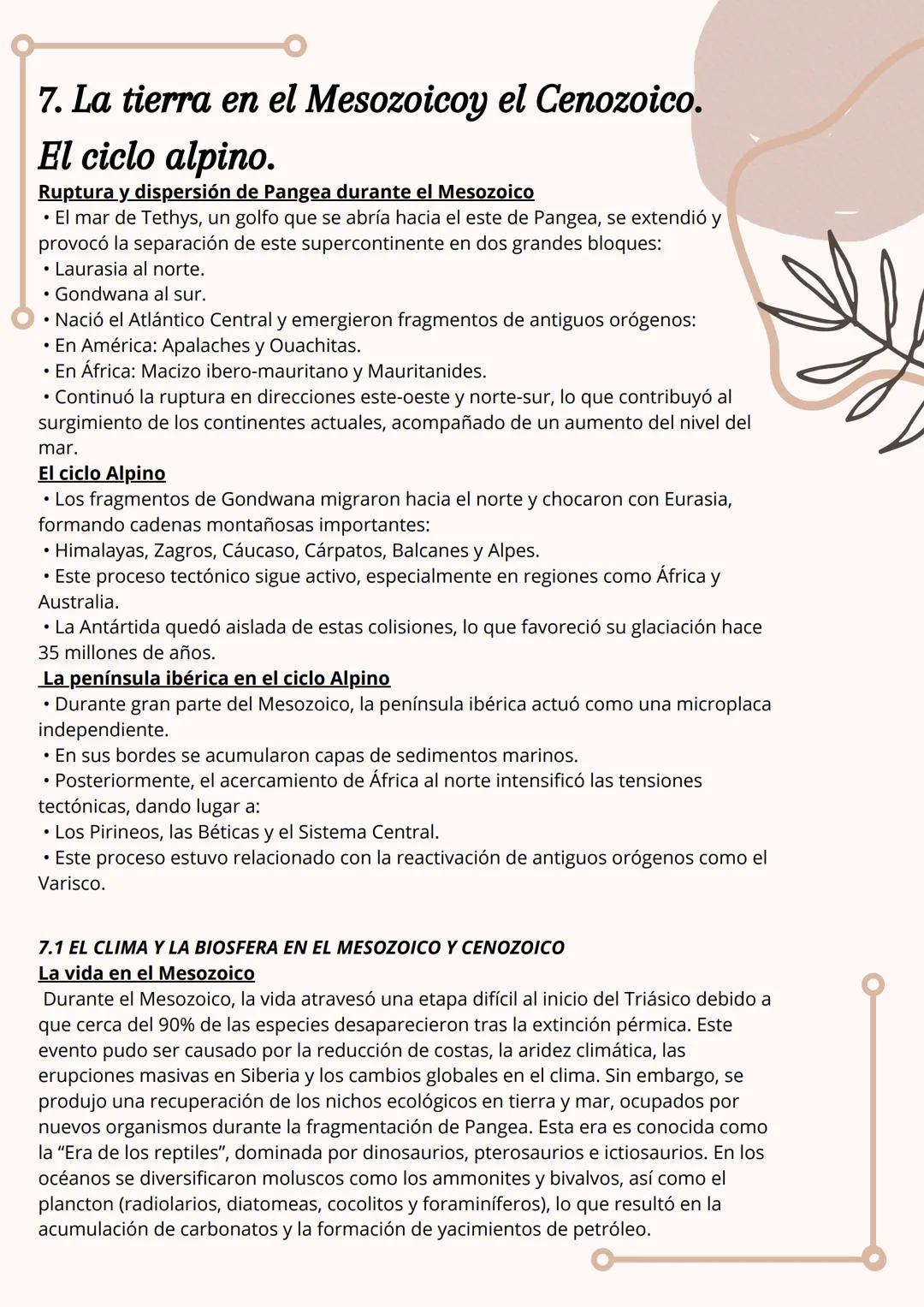 # Datación e
historia de la
Tierra
Tema.5
1. El tiempo geológico.
Indicios que nos hacen conocer nuestra tierra:
* La velocidad de sed