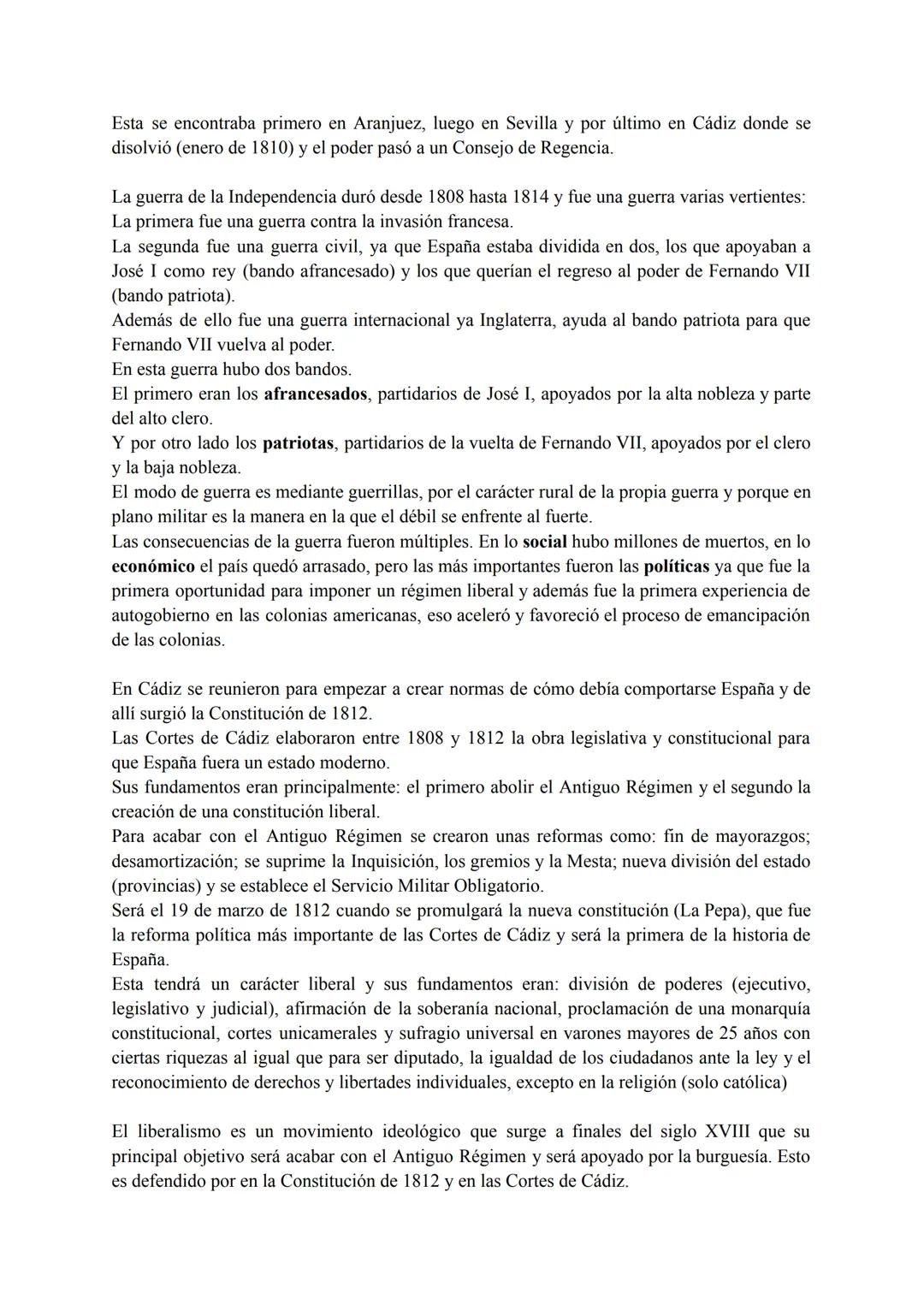 # TEMA 1. La crisis del Antiguo Régimen (1788-1833). Liberalismo frente al
absolutismo (redactado).
La crisis del Antiguo Régimen llega en 1