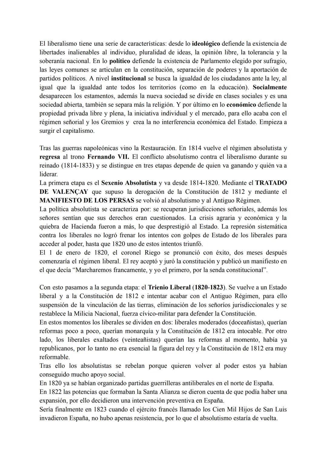 # TEMA 1. La crisis del Antiguo Régimen (1788-1833). Liberalismo frente al
absolutismo (redactado).
La crisis del Antiguo Régimen llega en 1