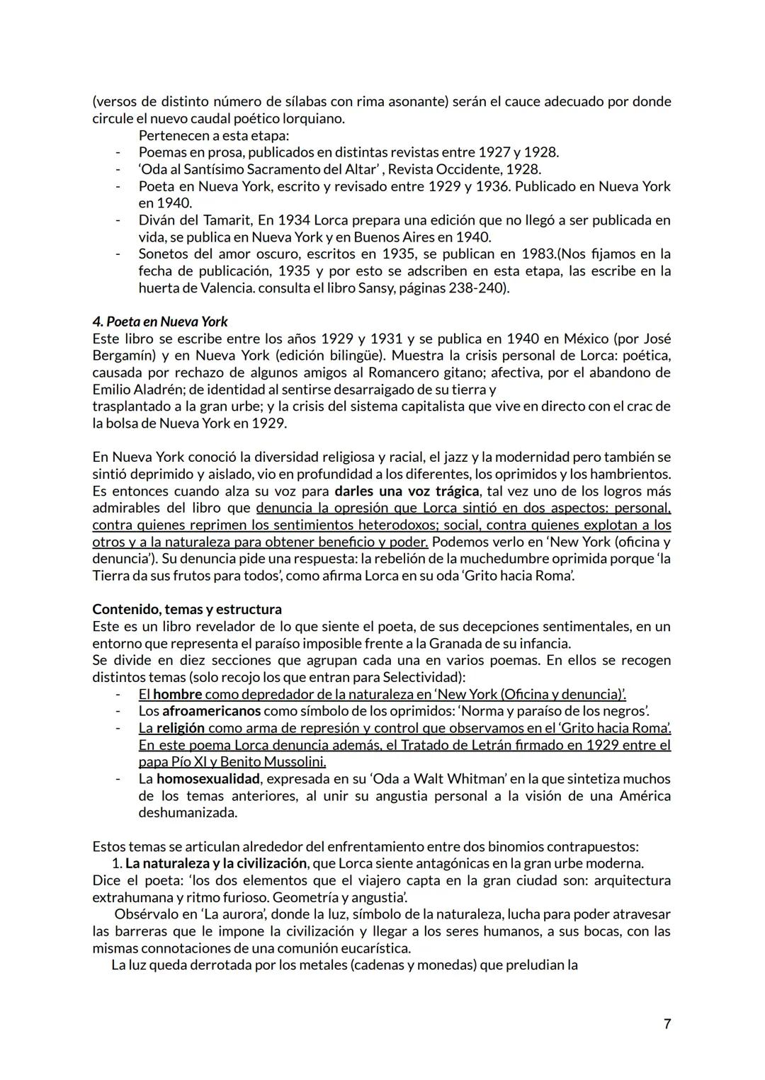 FEDERICO GARCÍA LORCA
SELECCIÓN DE POEMAS QUE SE INCLUYEN EN EL TEMARIO DE ESTE CURSO
1. Poema de cante jondo
Baladilla de los tres ríos (co