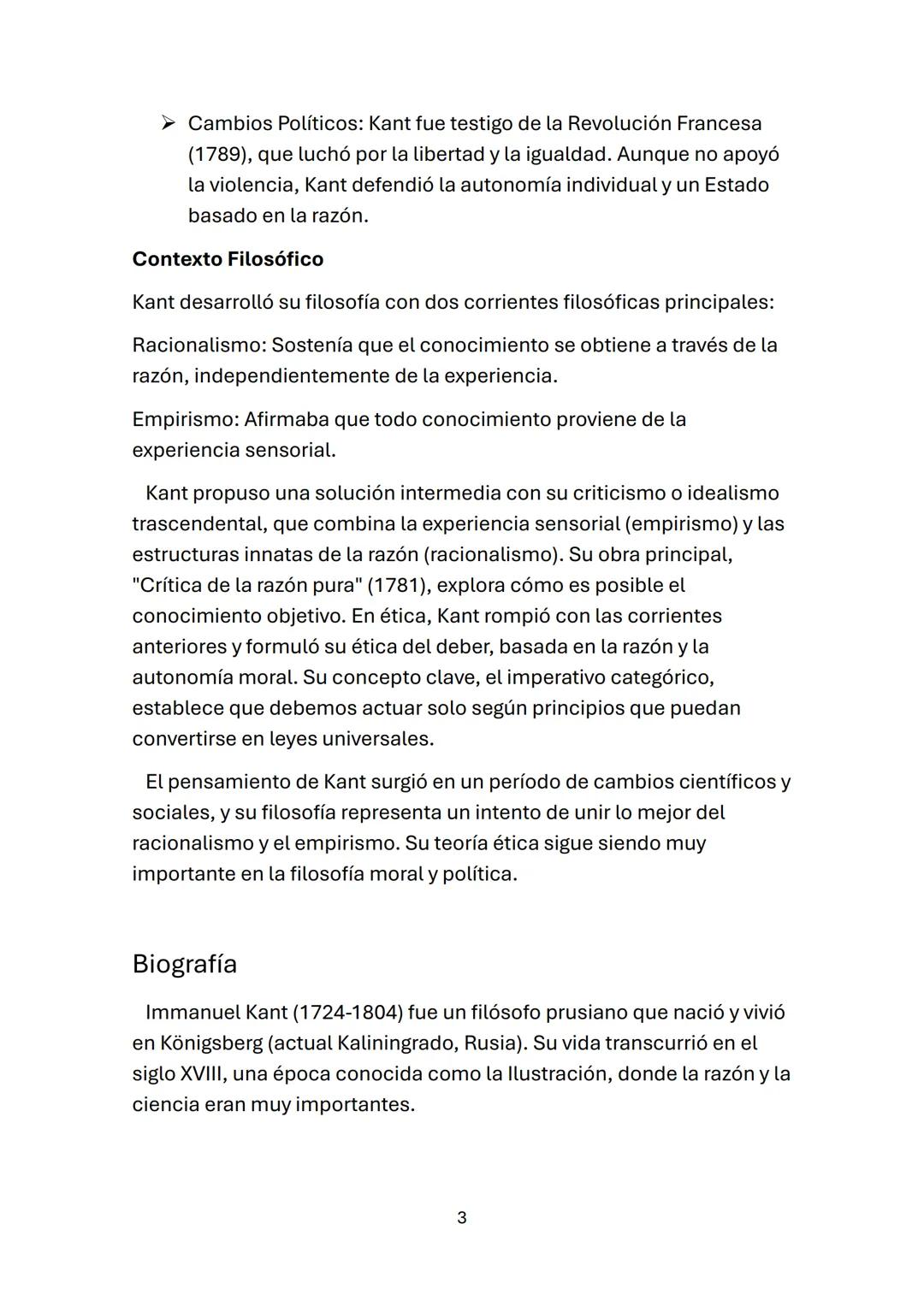 Vicente Montañes Tolosana
Immauel kant
FILOSOFÍA 1ºBACHILLERATO
Gádor Fernández Hernández
25/2/25 Índice
• Introducción
• Contextos
o
