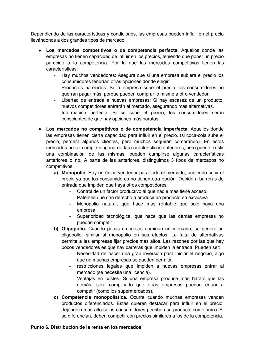 # ECONOMÍA
Tema 7: EL MERCADO.
Punto 1. El mercado.
El mercado es un lugar físico o virtual en donde compradores y vendedores intercambian