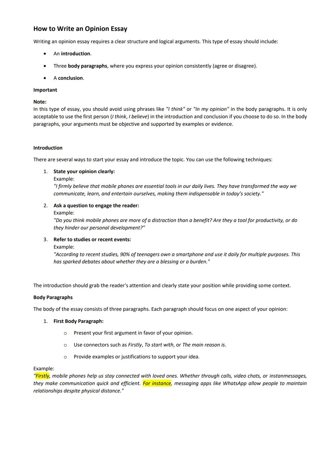 # How to Write an Opinion Essay
Writing an opinion essay requires a clear structure and logical arguments. This type of essay should includ