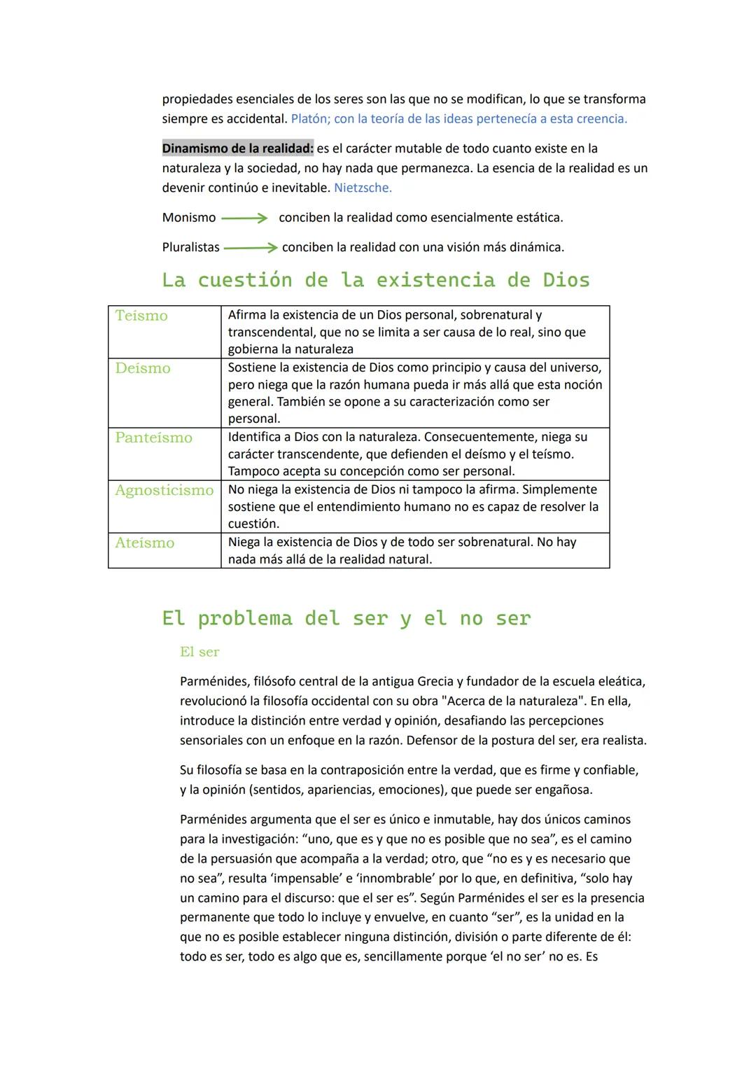 # La metafísica
La realidad
La realidad es todo cuanto hay, aunque es todo lo que sentimos y vemos la realidad.
* Realidad objetiva: es