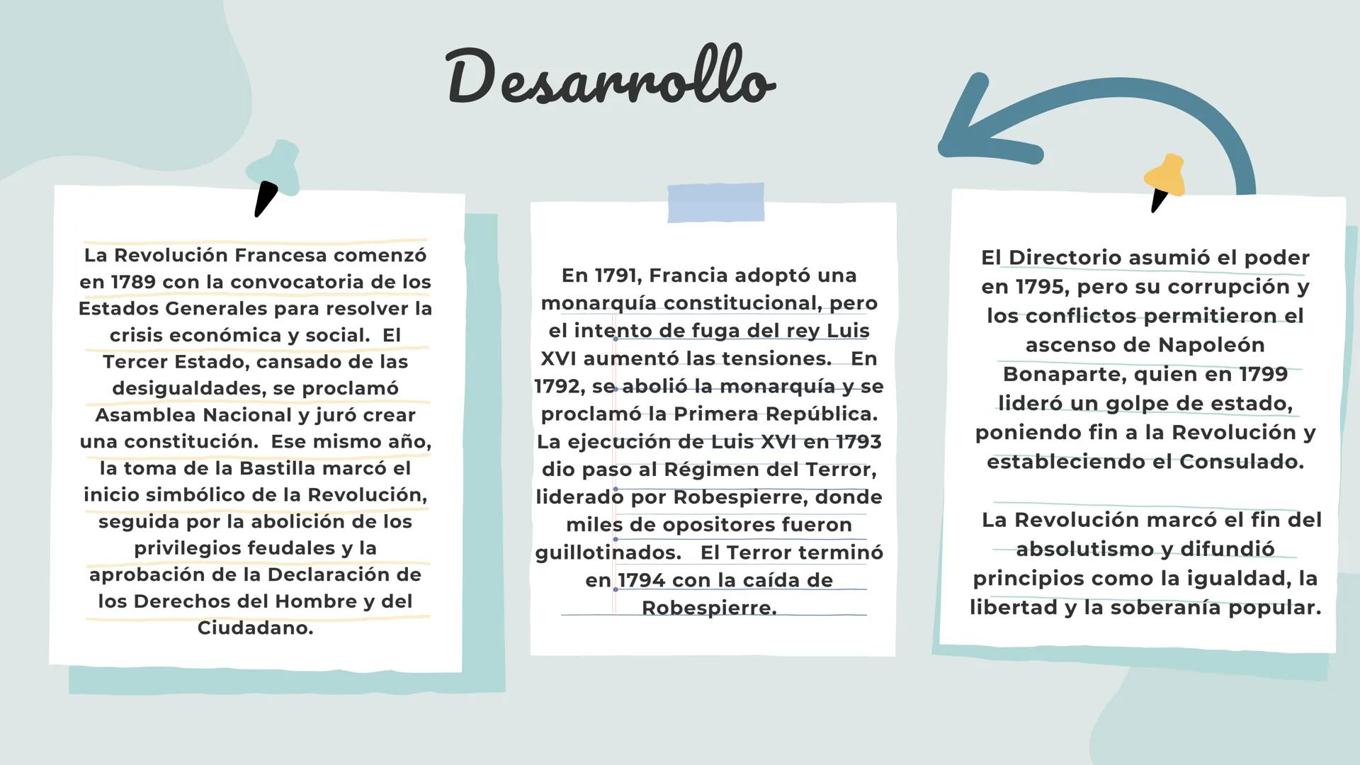 # La Revolución
Francesa. # Introducción
La revolución francesa acabó con el sistema de la
monarquía y dio poder a la gente con gobernos
ba