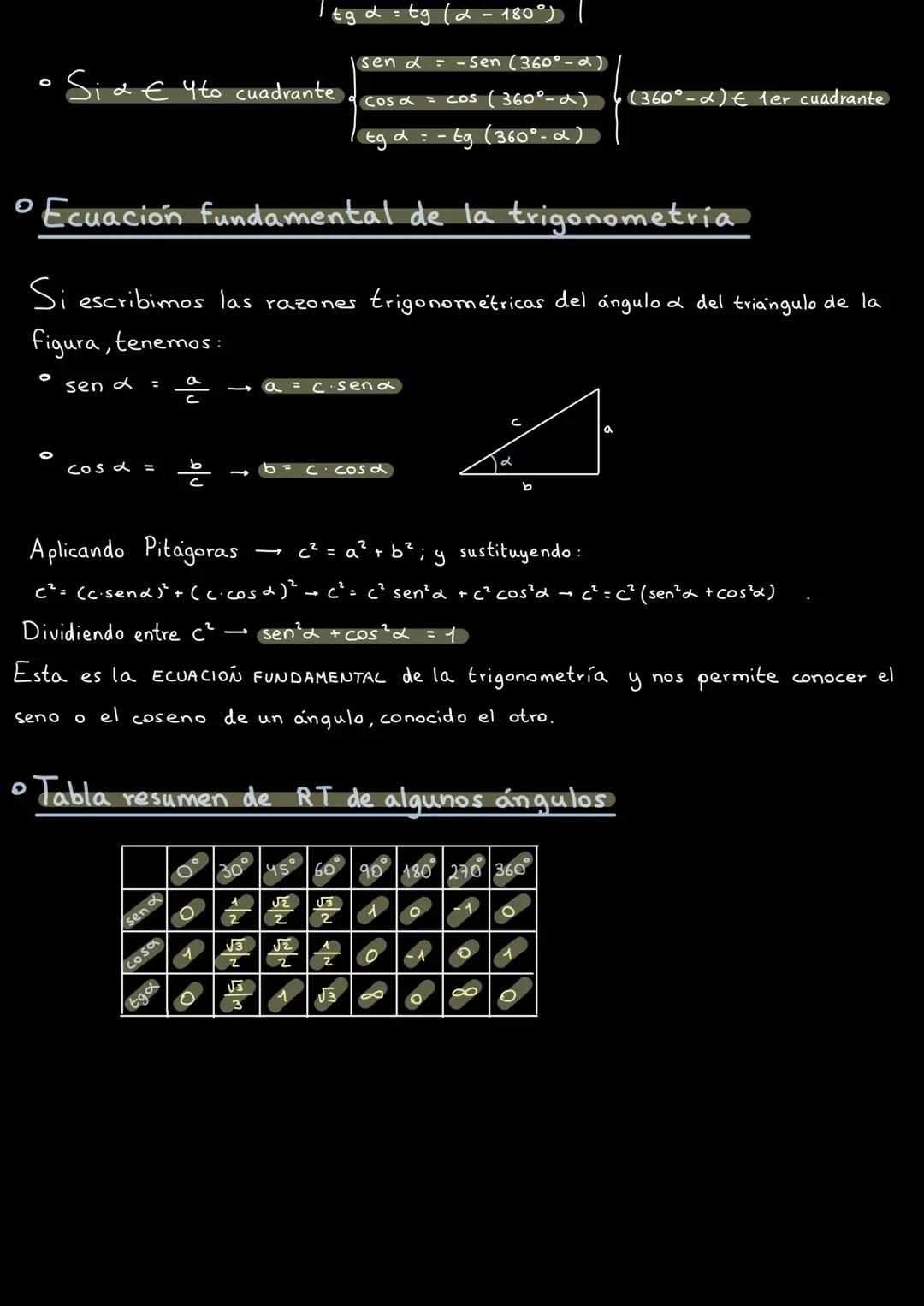 # Trigonometría
• Definición
→ un ángulo es la región del plano comprendida entre dos
Semirrectas con origen común.
A las semirrectas se l