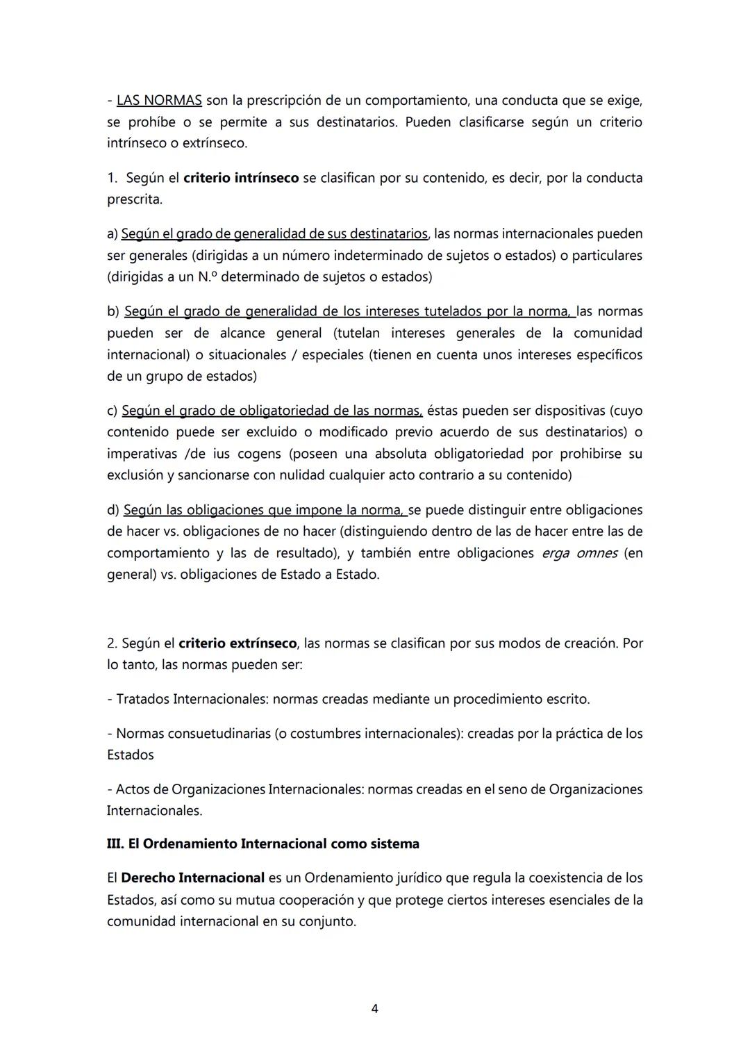 DERECHO INTERNACIONAL PÚBLICO
TEMA 1: EL ORDENAMIENTO JURÍDICO INTERNACIONAL
I. El Ordenamiento de la Comunidad internacional
- Derecho Inte