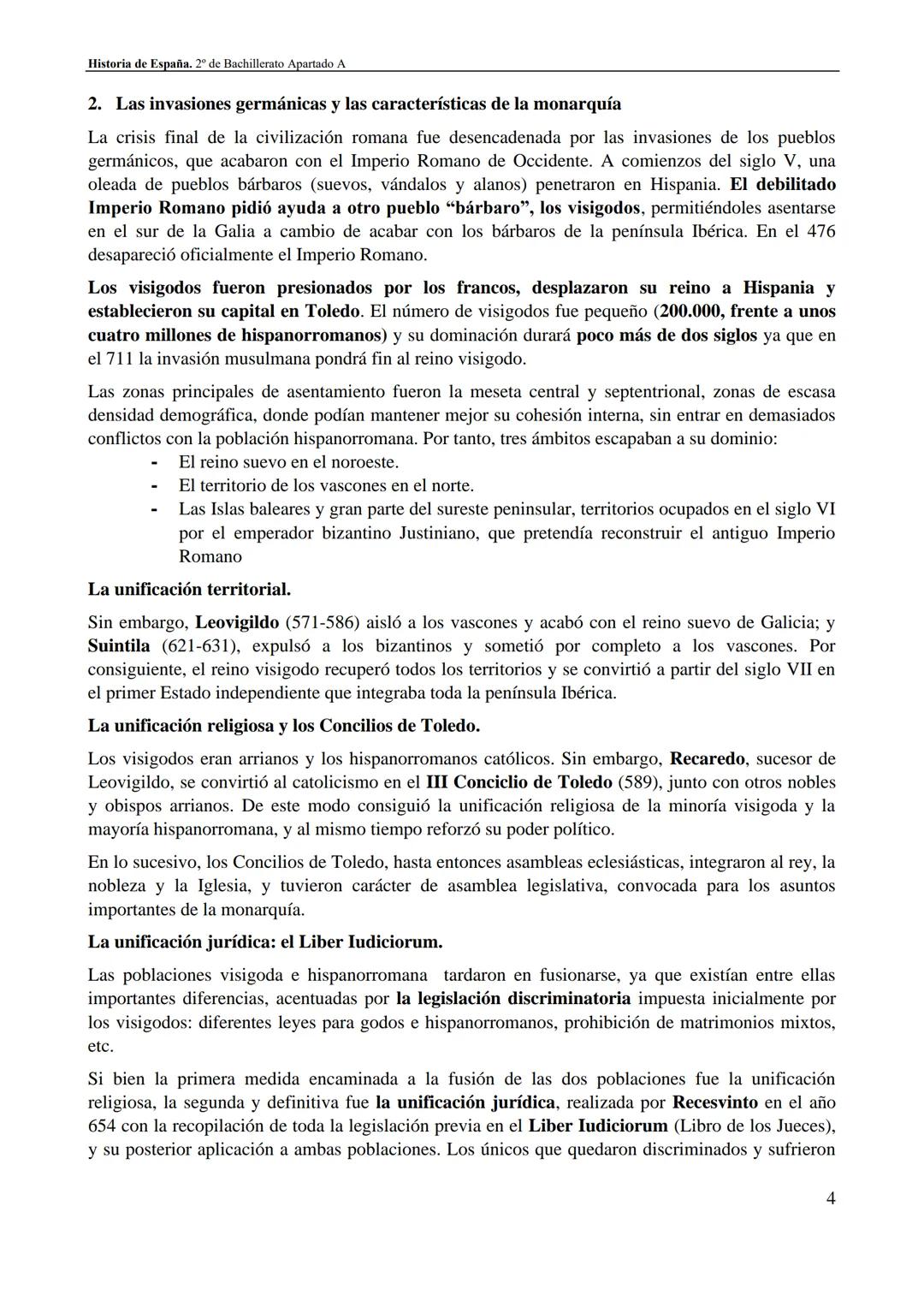 Historia de España. 2º de Bachillerato Apartado A
# APARTADO A
## 218 a.C. - 1474
La importancia de la romanización en la configuración d
