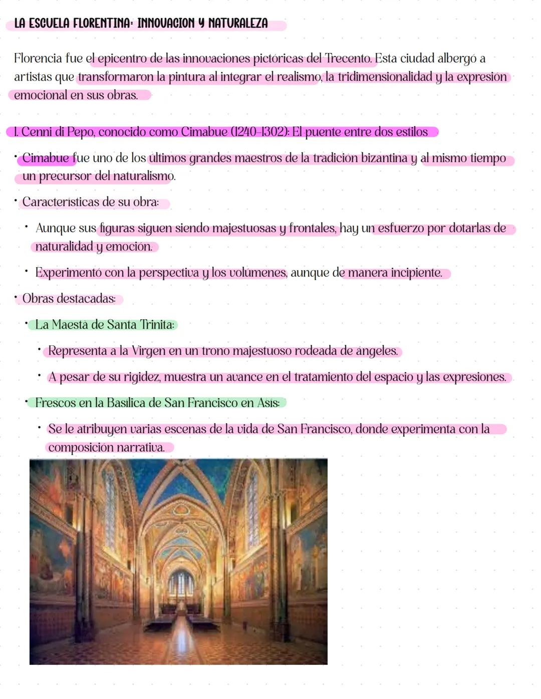 # LA PINTUR COTICA
Caracteristicas Generales de la Pintura Gotica:
* Transición de la pintura mural a la pintura sobre tabla:
* Las cat