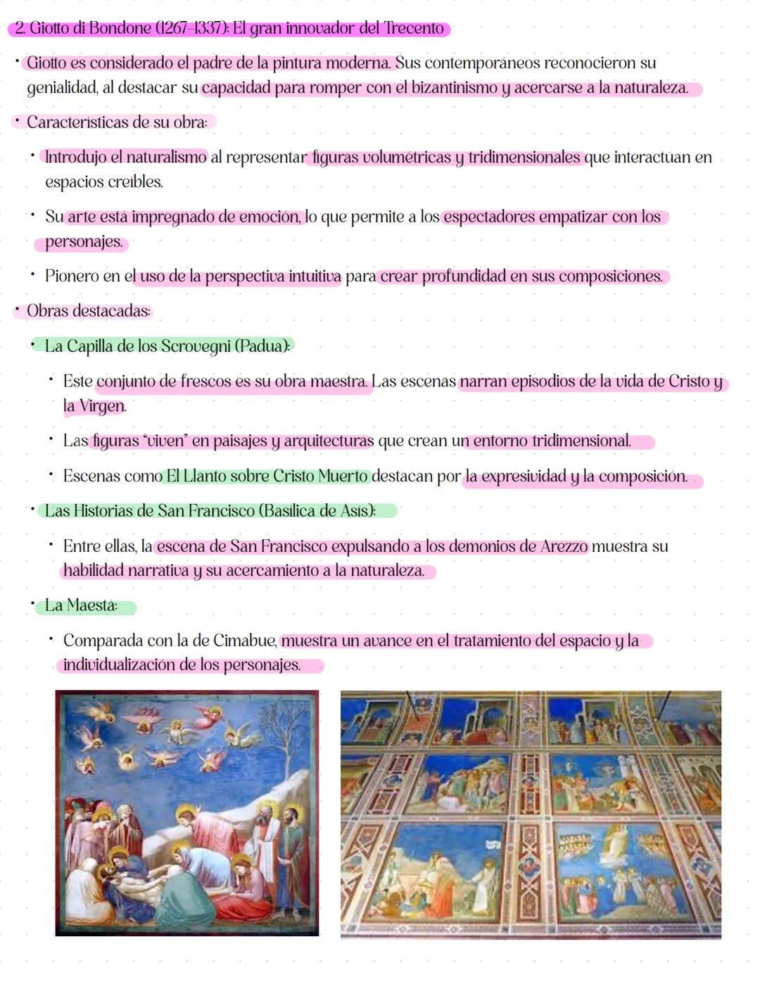 # LA PINTUR COTICA
Caracteristicas Generales de la Pintura Gotica:
* Transición de la pintura mural a la pintura sobre tabla:
* Las cat