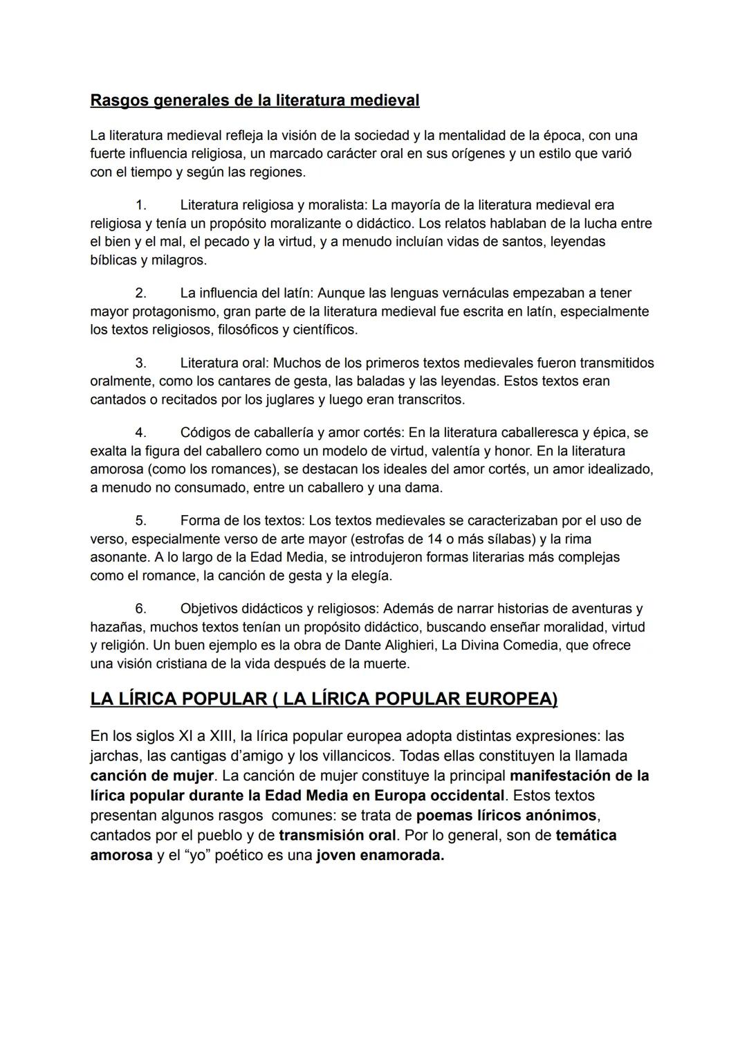# LA EDAD MEDIA Y SU LITERATURA
La edad media se inicia en el año 476, con la caída del Imperio Romano de
Occidente. Un milenio después aca