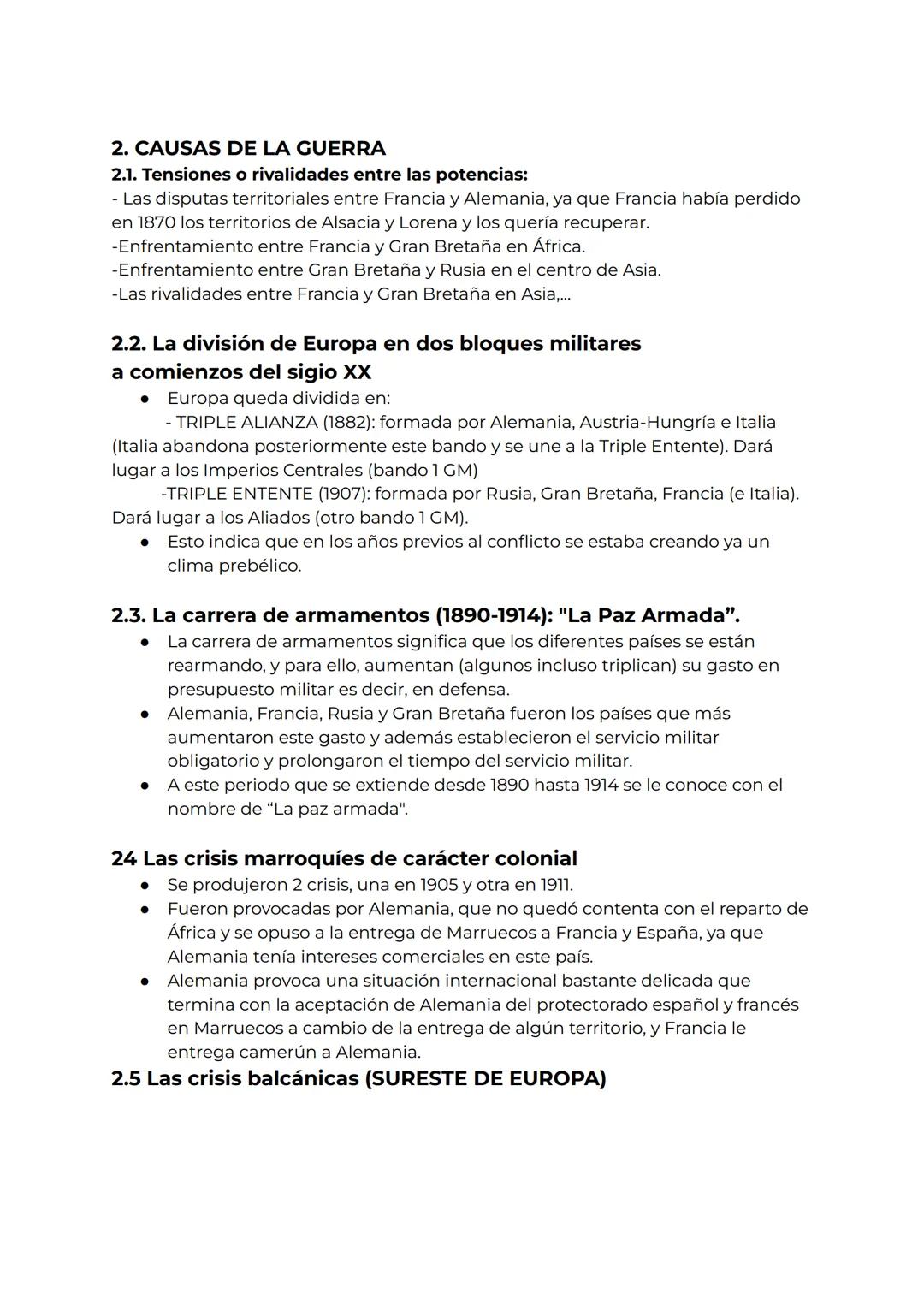 # TEMA 5: la primera guerra mundial
BALCANES: Eslovenia, Croacia, Bosnia-Herzegovina, Montenegro, (Kosovo), Serbia,
Albania, Macedonia del n