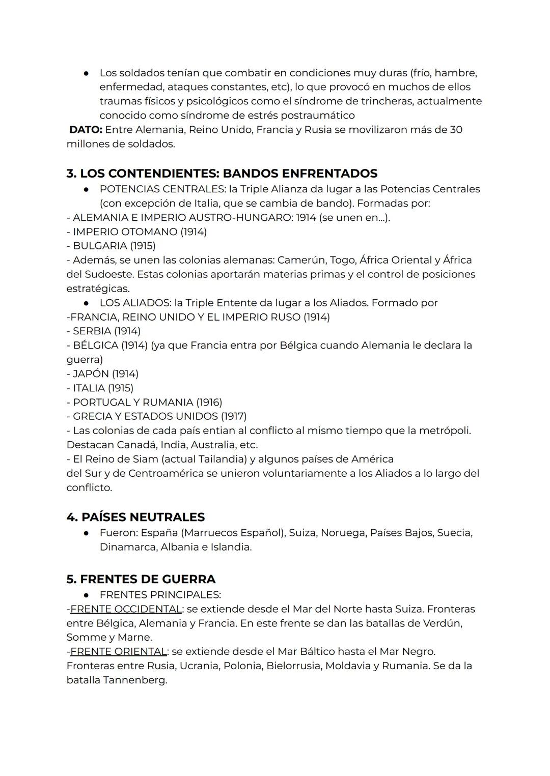 # TEMA 5: la primera guerra mundial
BALCANES: Eslovenia, Croacia, Bosnia-Herzegovina, Montenegro, (Kosovo), Serbia,
Albania, Macedonia del n