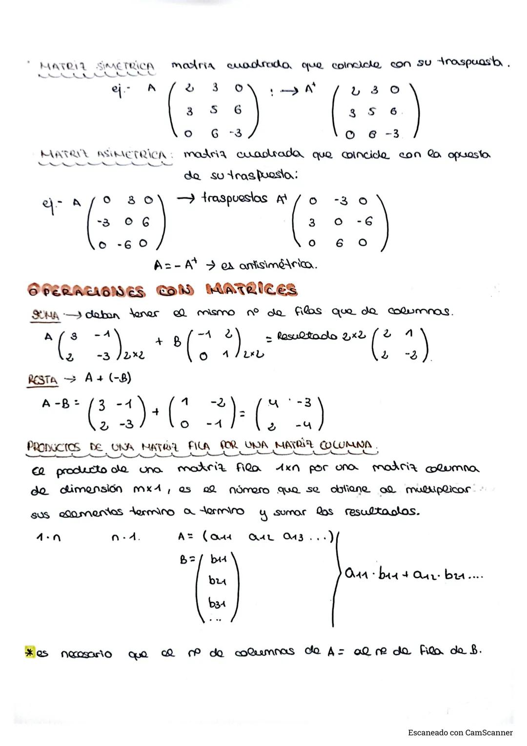 # MATRICES
Definición matriz conjunto de no ordenados.
*Puadion tener dimensiones distintas
on filas o
calumnas
Filas
columnas.
2
-7
3