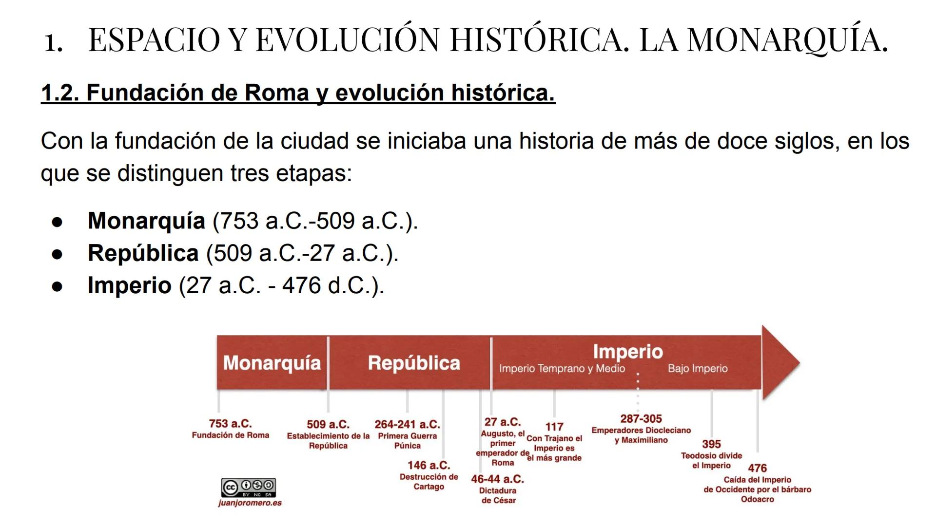 # TEMA 10: ROMA # 1. ESPACIO Y EVOLUCIÓN HISTÓRICA. LA MONARQUÍA.
## 1.1. El territorio romano
La civilización romana nació en la penínsul