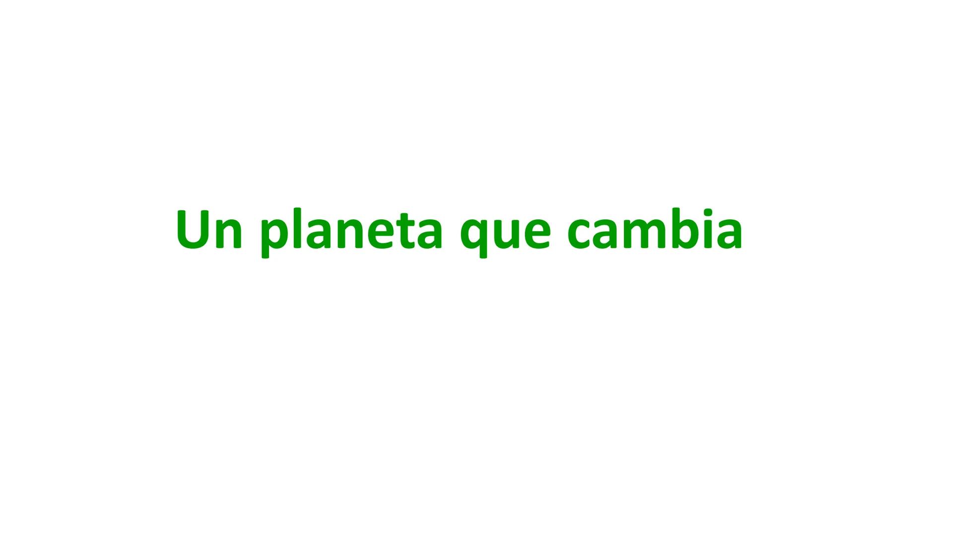 # HISTORIA DEL PLANETA
TIERRA # Un planeta que cambia # 1.1 Concepciones históricas
### A) Catastrofismo
• Las especies actuales siguen si