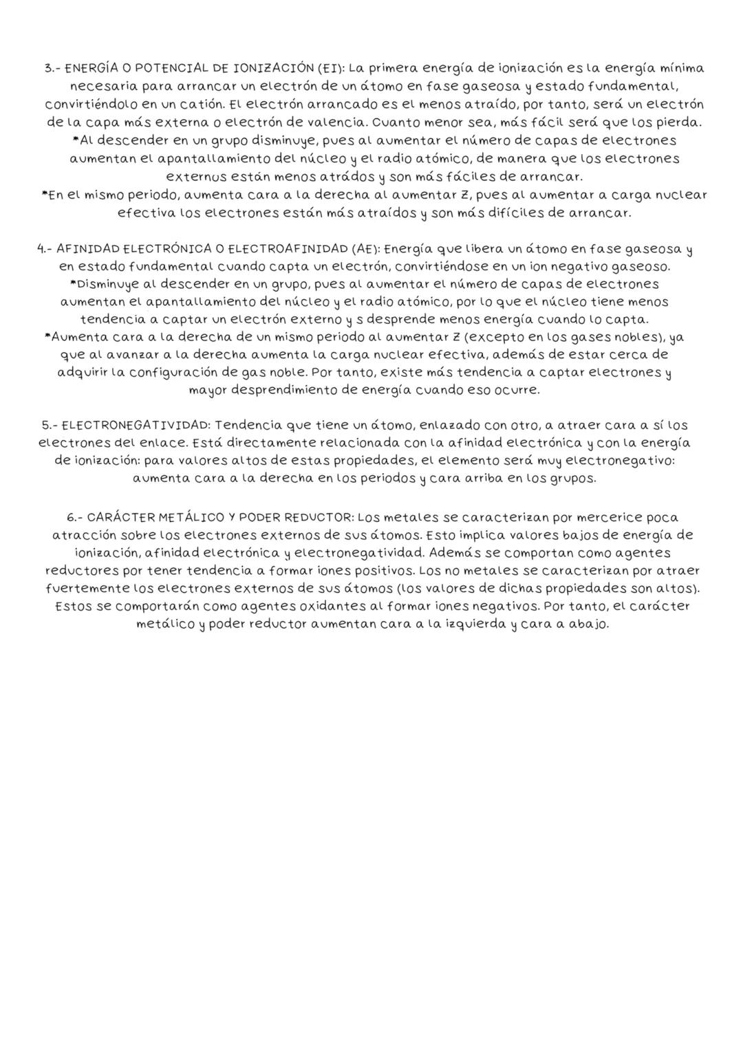 # TEMA 1: ESTRUCTURA ATÓMICA Y CLASIFICACIÓN PERIÓDICA DE LOS
ELEMENTOS
-Un átomo está en estado FUNDAMENTAL cuando el electrón se mueve en